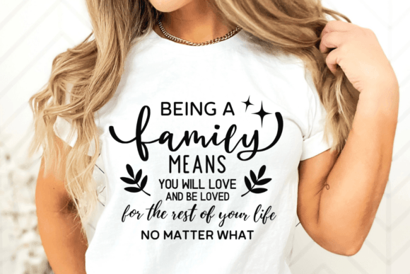 Being a Family Means Svg, Chaos Funny Fa