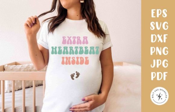 Extra Heartbeat Inside, SVG Graphics for Crafts