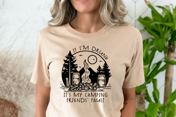 Funny Camping Friends Svg,cool Campfire Graphics And Crafts