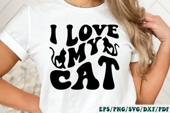 I Love My Cat Retro Svg Graphics and Crafts Review