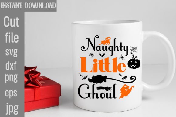 Naughty Little Ghoul SVG Cut File Graphics and Crafts Review
