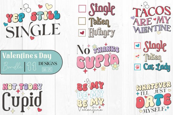 Retro Funny Valentine’s Day SVG Bundle: Graphics and Crafts Review