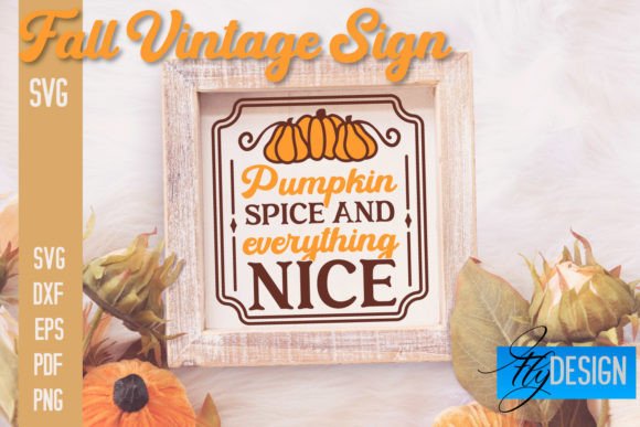 Review: Fall Vintage Sign SVG Design Graphics & Crafts