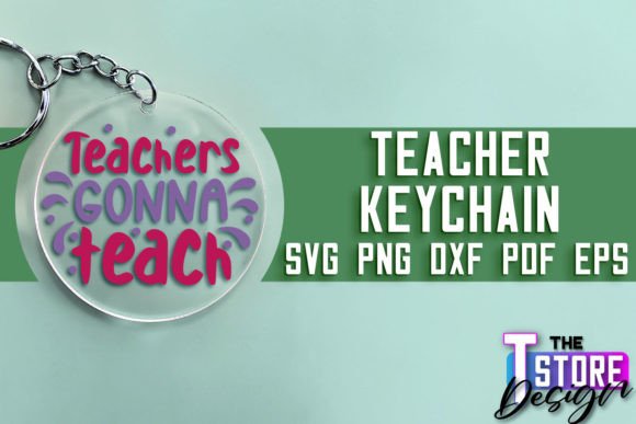 Teacher Keychain SVG Design Funny Quot